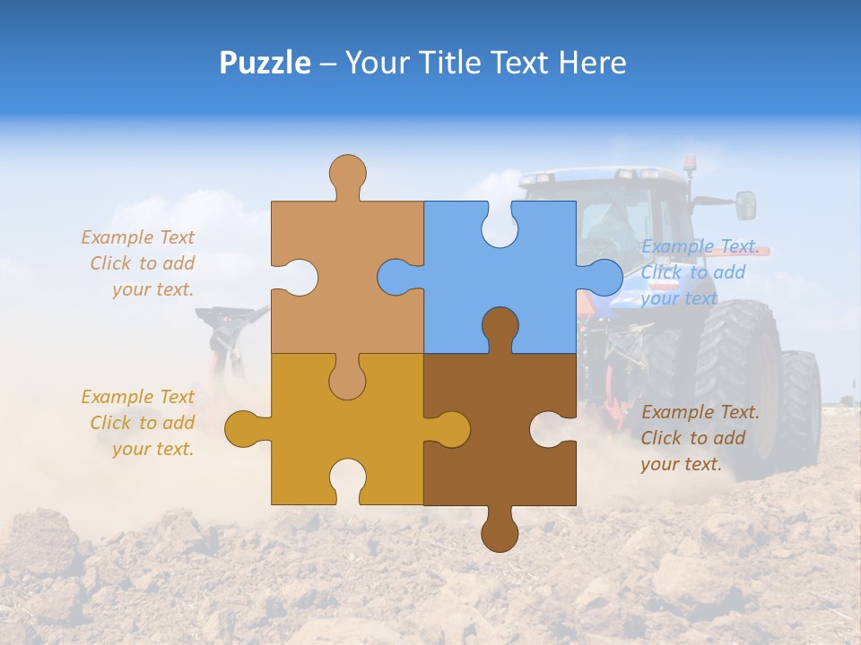 Fall Farming Farmer PowerPoint Template