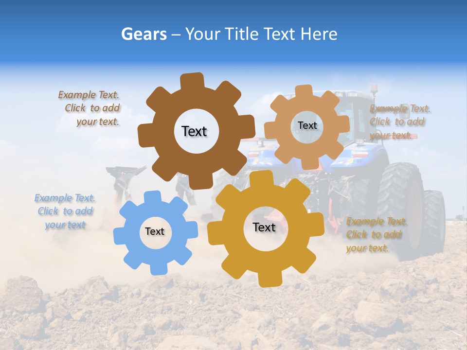 Fall Farming Farmer PowerPoint Template