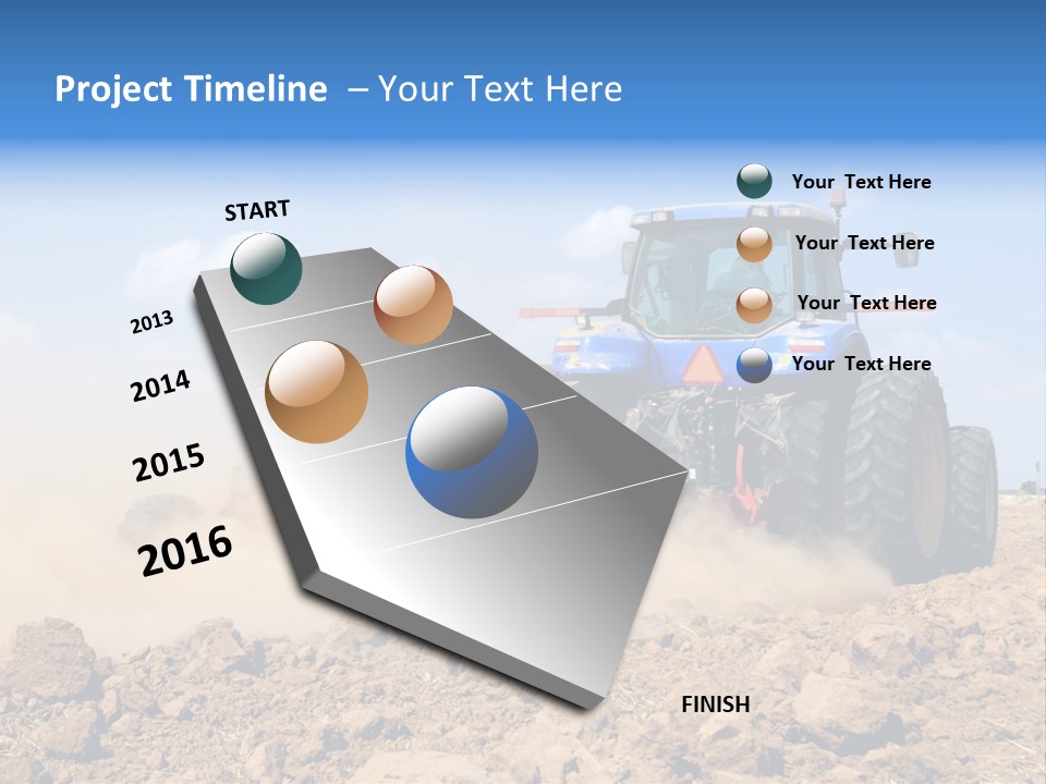 Fall Farming Farmer PowerPoint Template