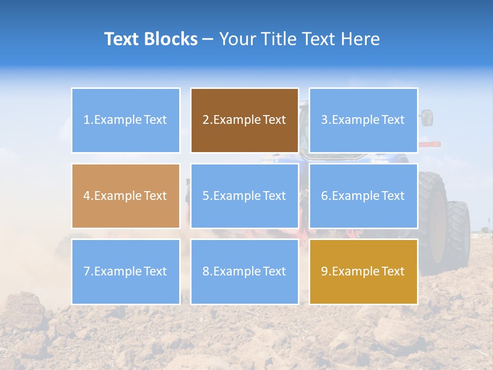 Fall Farming Farmer PowerPoint Template