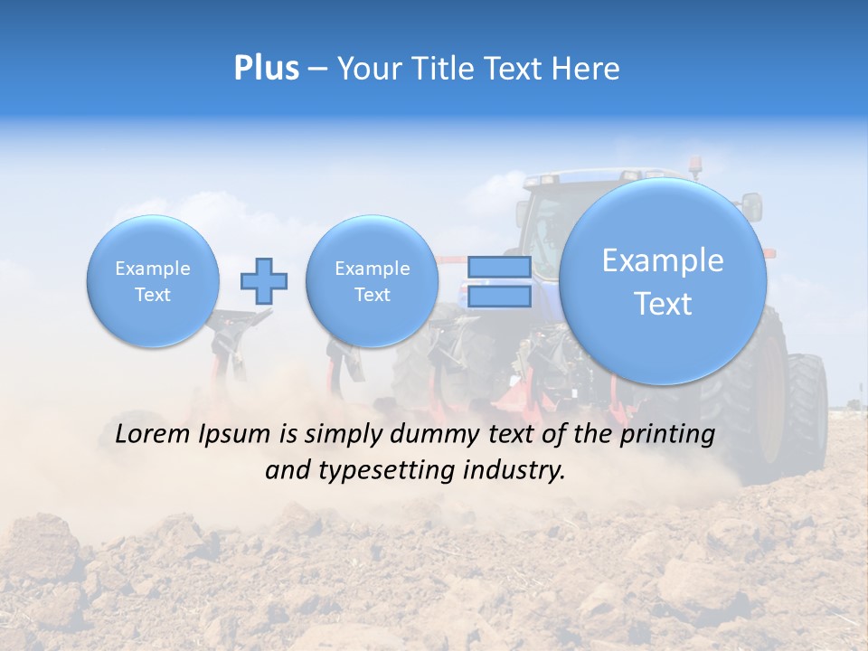 Fall Farming Farmer PowerPoint Template