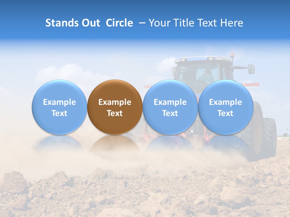 Fall Farming Farmer PowerPoint Template