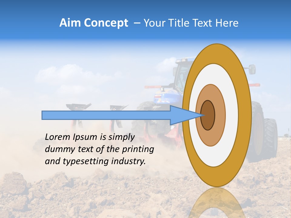 Fall Farming Farmer PowerPoint Template