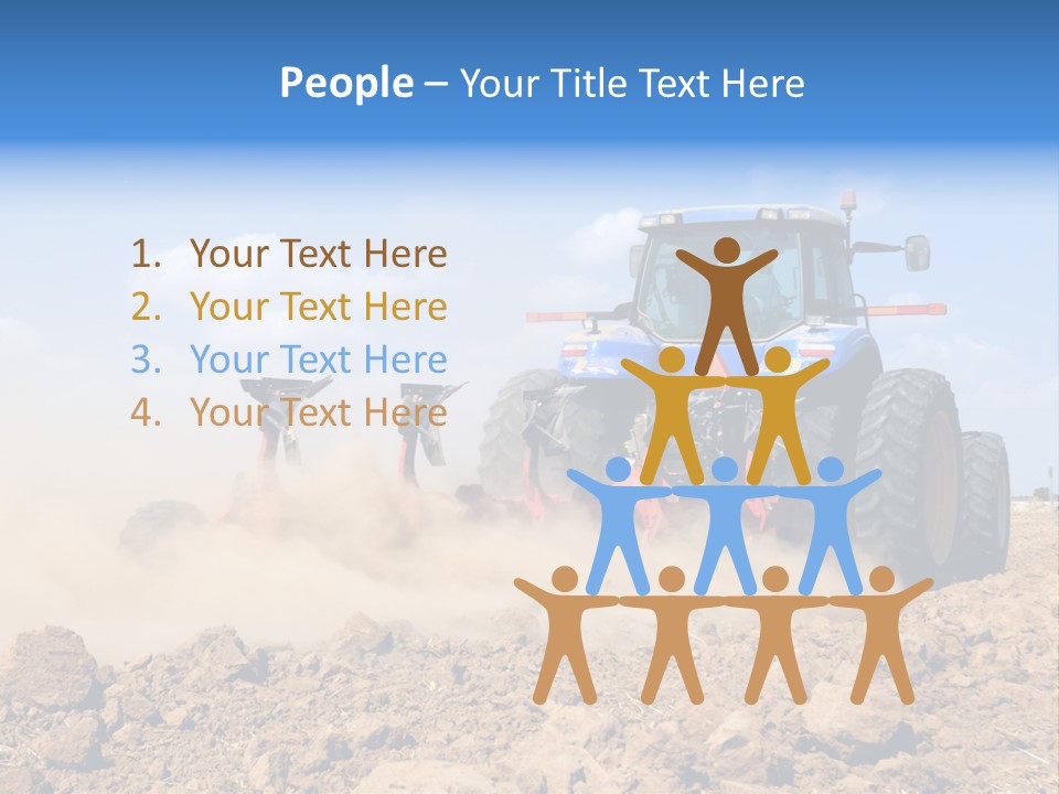 Fall Farming Farmer PowerPoint Template