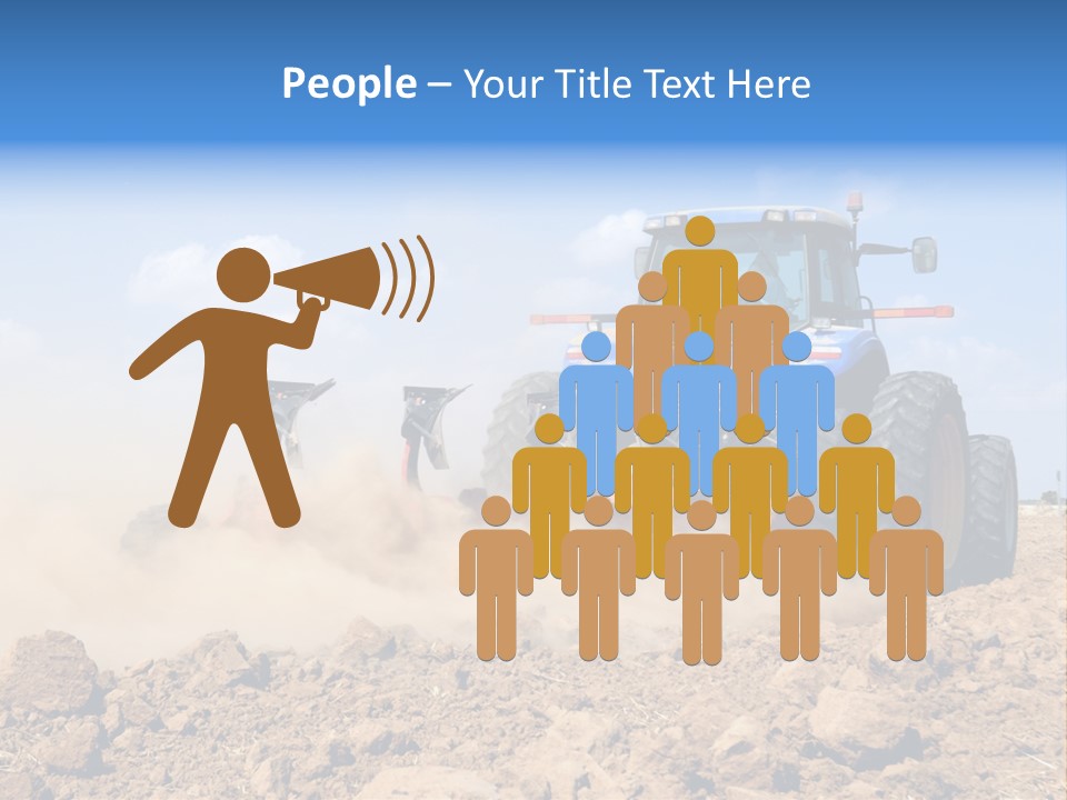 Fall Farming Farmer PowerPoint Template