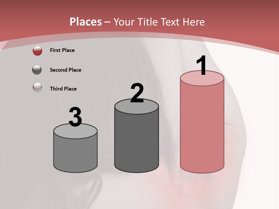 White Wellbeing Nude PowerPoint Template