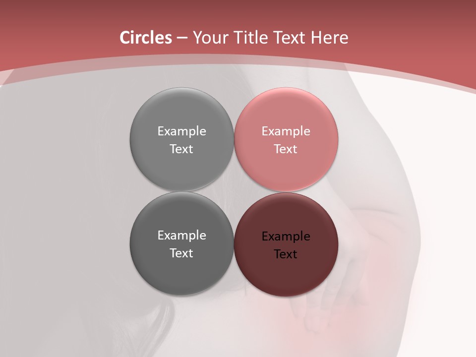 White Wellbeing Nude PowerPoint Template