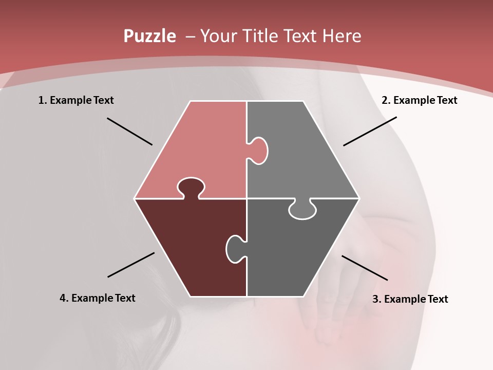 White Wellbeing Nude PowerPoint Template