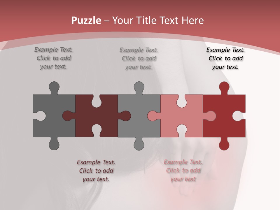 White Wellbeing Nude PowerPoint Template