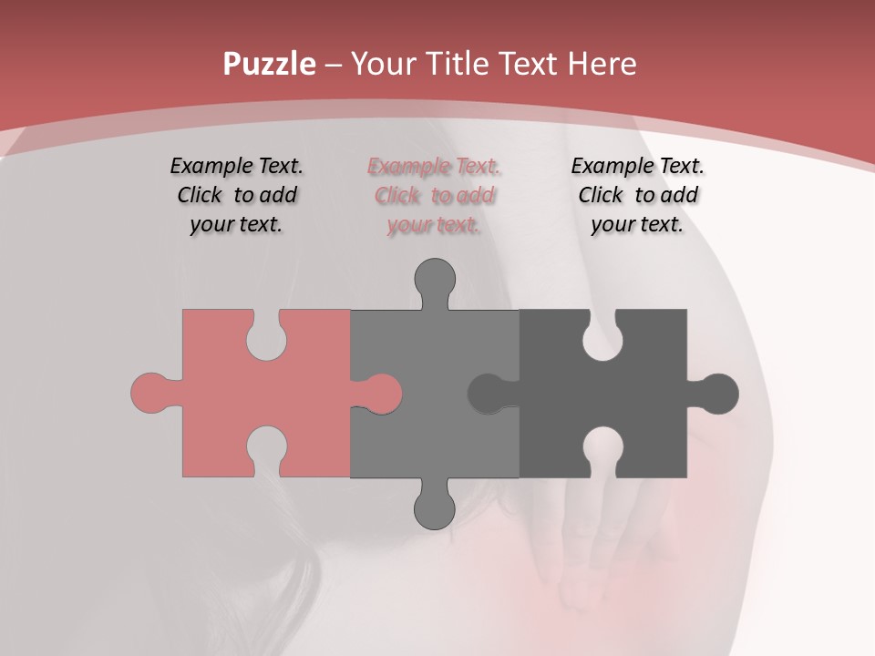 White Wellbeing Nude PowerPoint Template