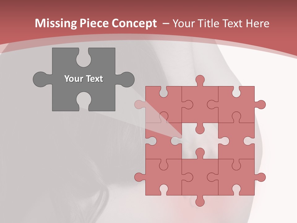 White Wellbeing Nude PowerPoint Template