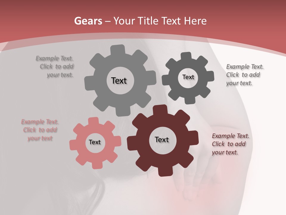 White Wellbeing Nude PowerPoint Template