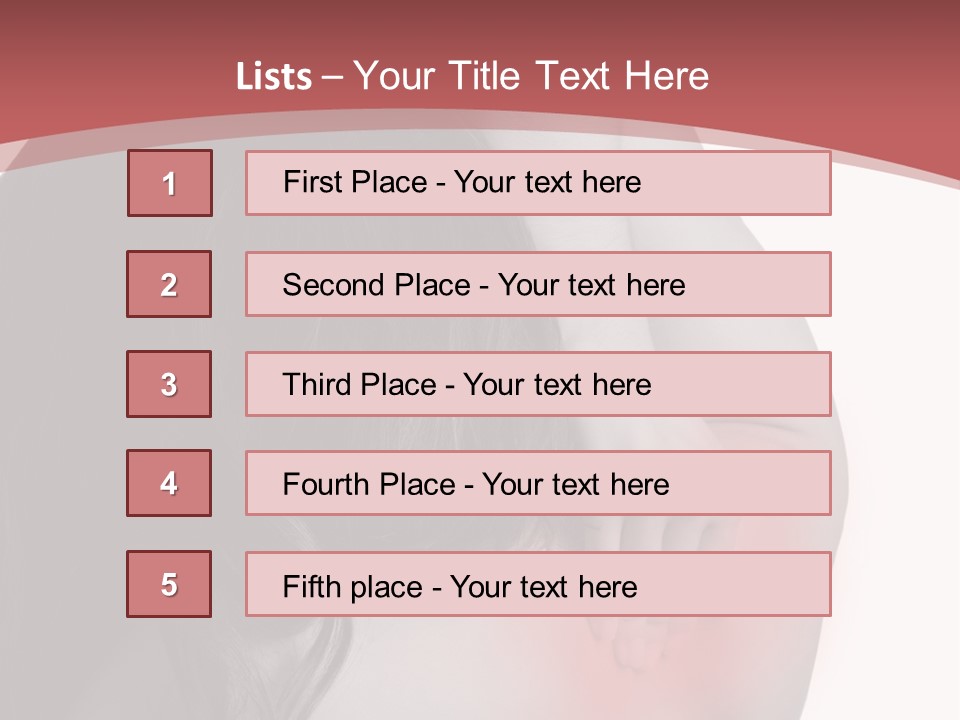 White Wellbeing Nude PowerPoint Template