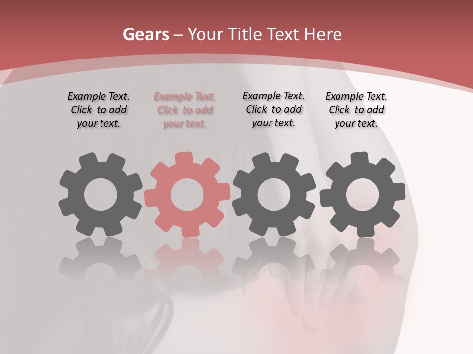 White Wellbeing Nude PowerPoint Template