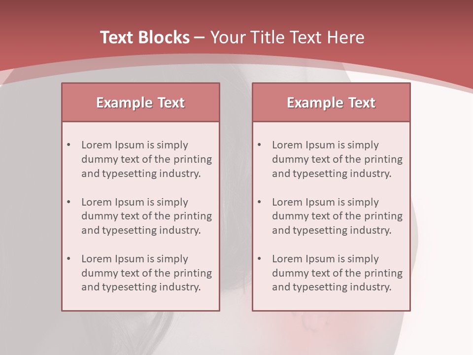 White Wellbeing Nude PowerPoint Template