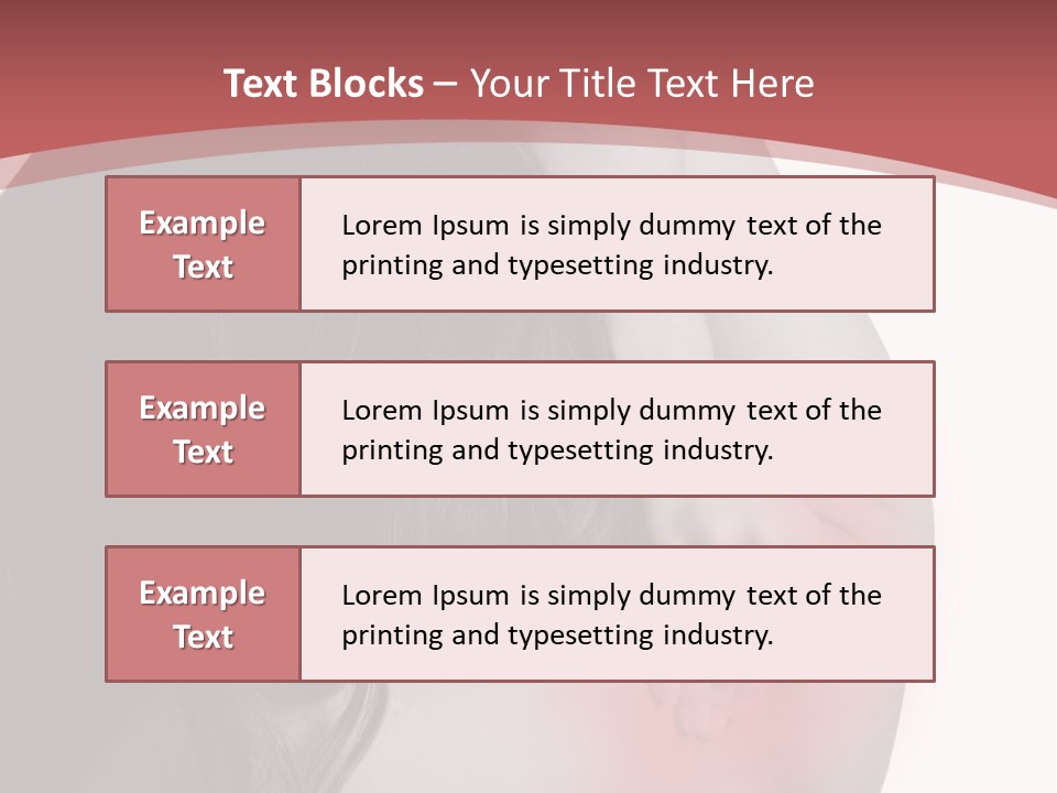 White Wellbeing Nude PowerPoint Template