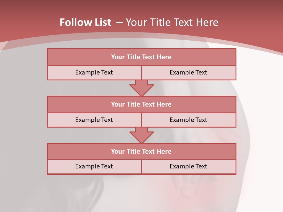 White Wellbeing Nude PowerPoint Template