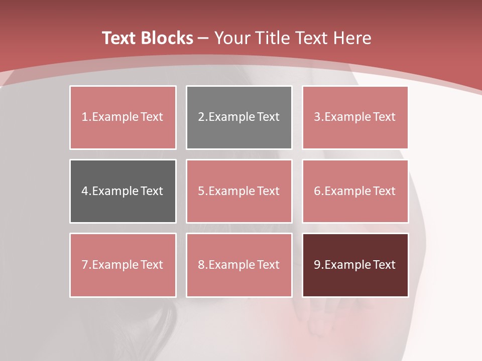 White Wellbeing Nude PowerPoint Template