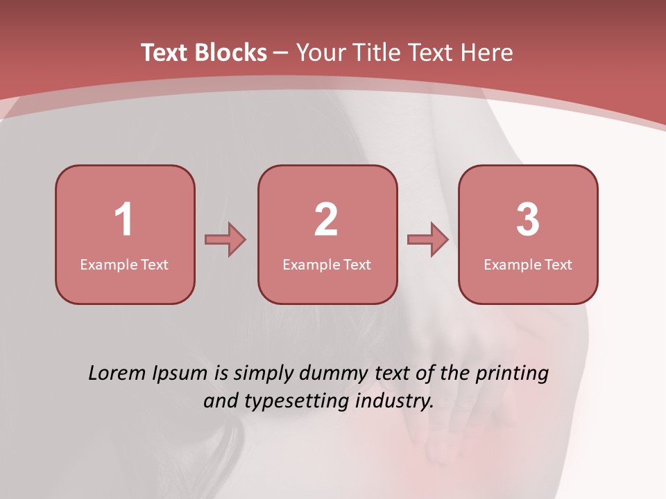 White Wellbeing Nude PowerPoint Template