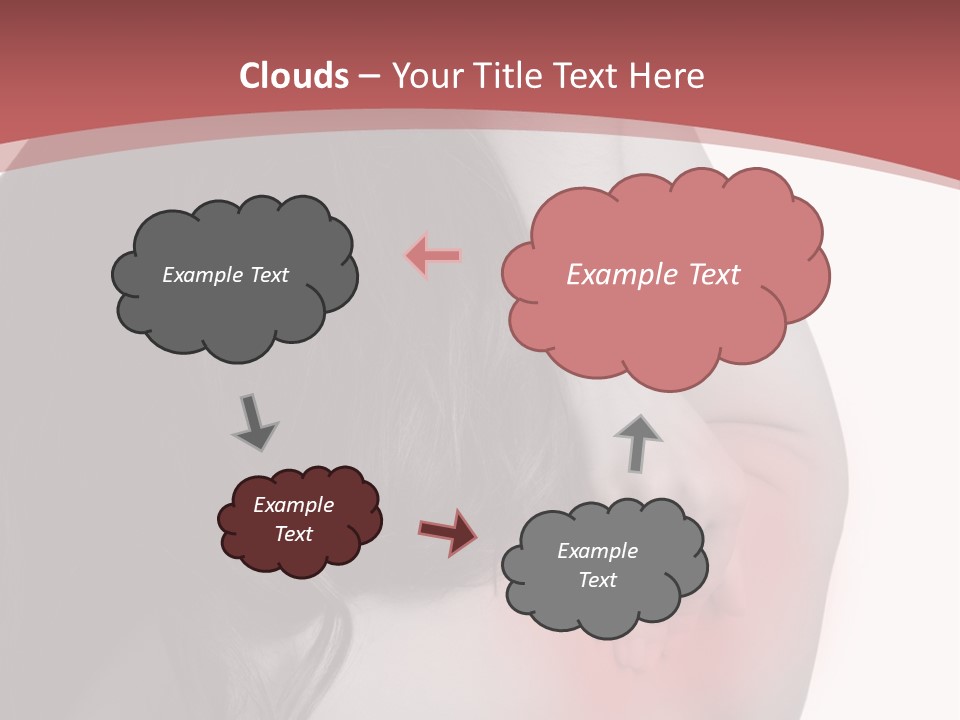White Wellbeing Nude PowerPoint Template