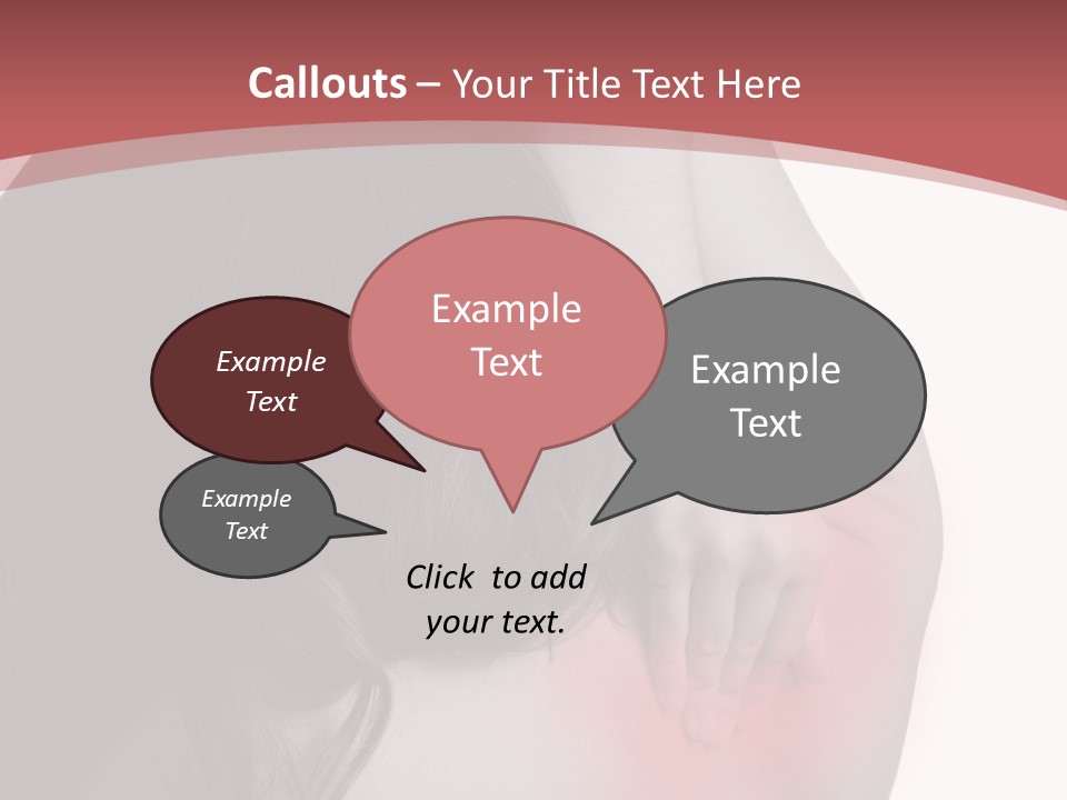 White Wellbeing Nude PowerPoint Template