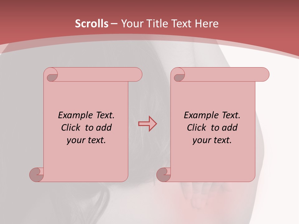 White Wellbeing Nude PowerPoint Template
