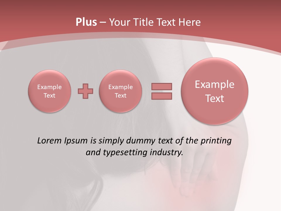 White Wellbeing Nude PowerPoint Template