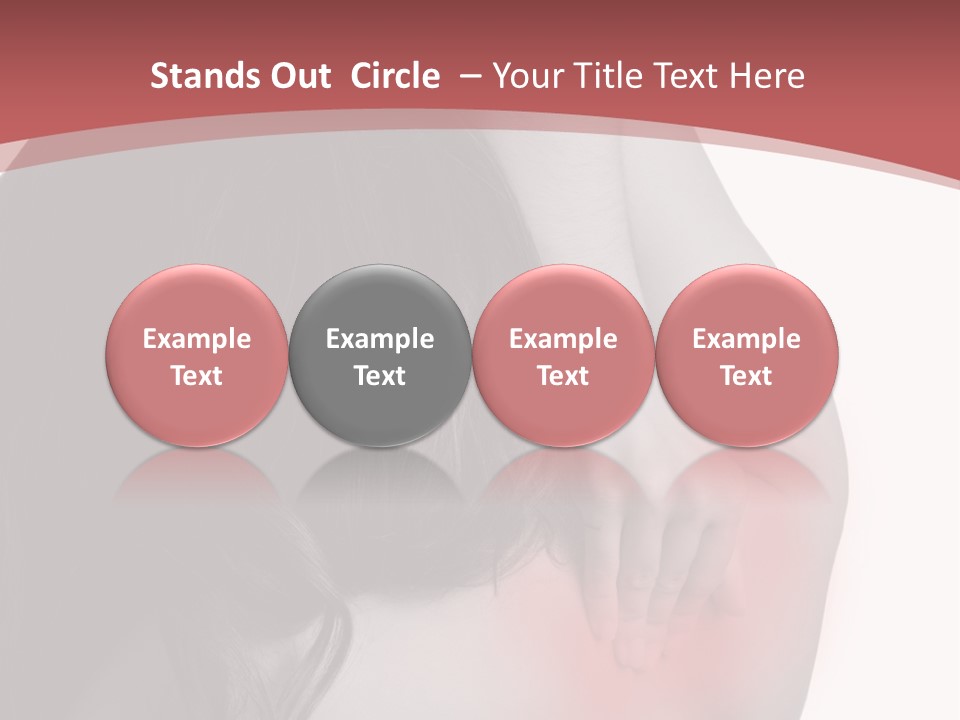 White Wellbeing Nude PowerPoint Template