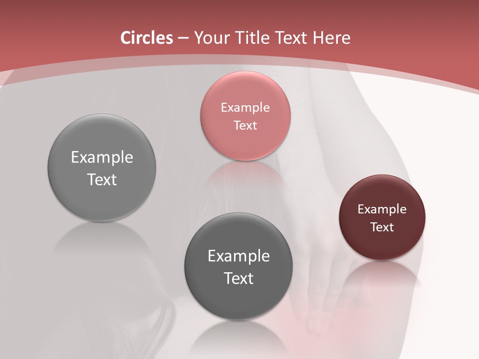 White Wellbeing Nude PowerPoint Template