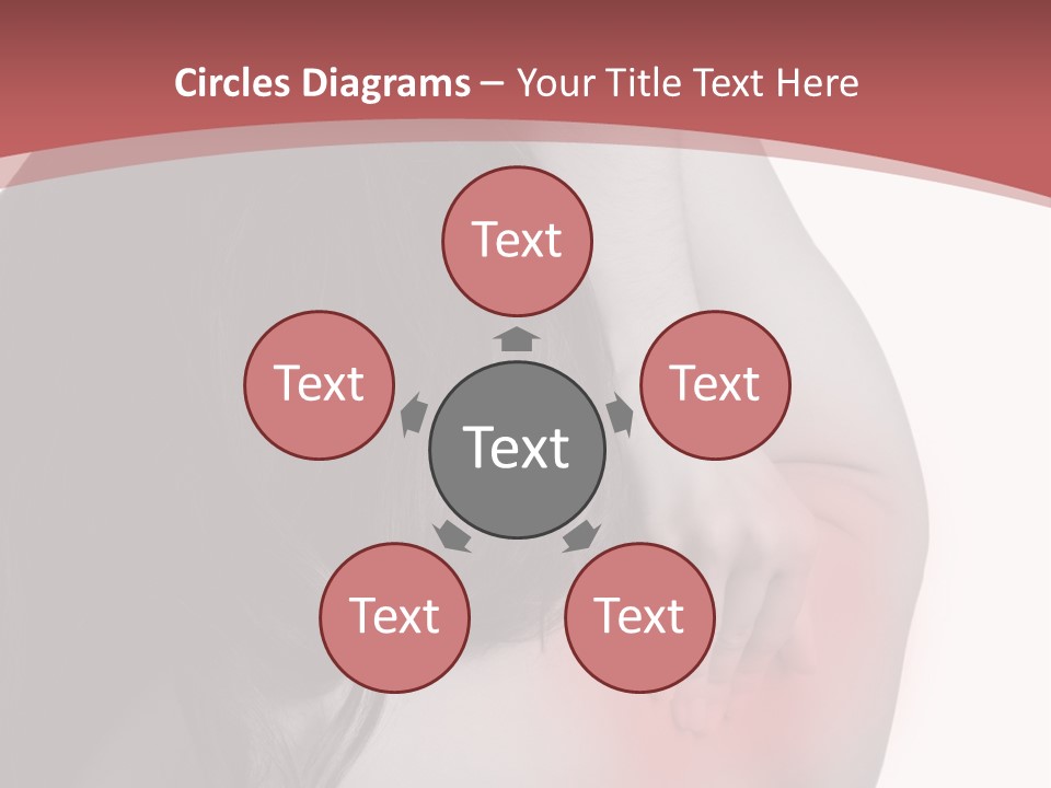 White Wellbeing Nude PowerPoint Template