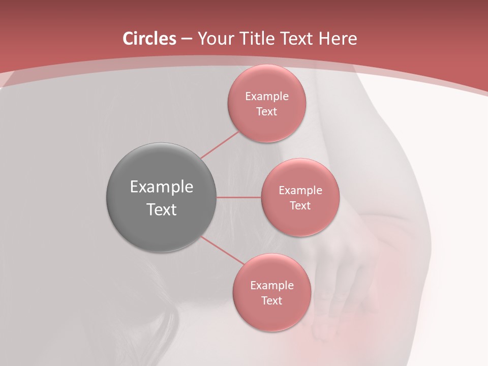 White Wellbeing Nude PowerPoint Template