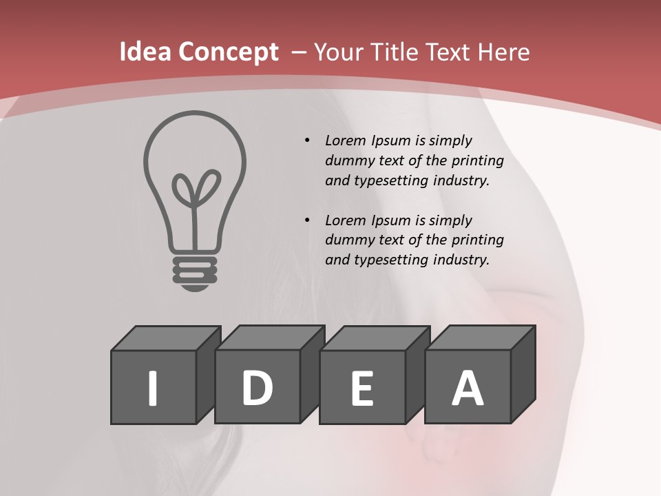 White Wellbeing Nude PowerPoint Template