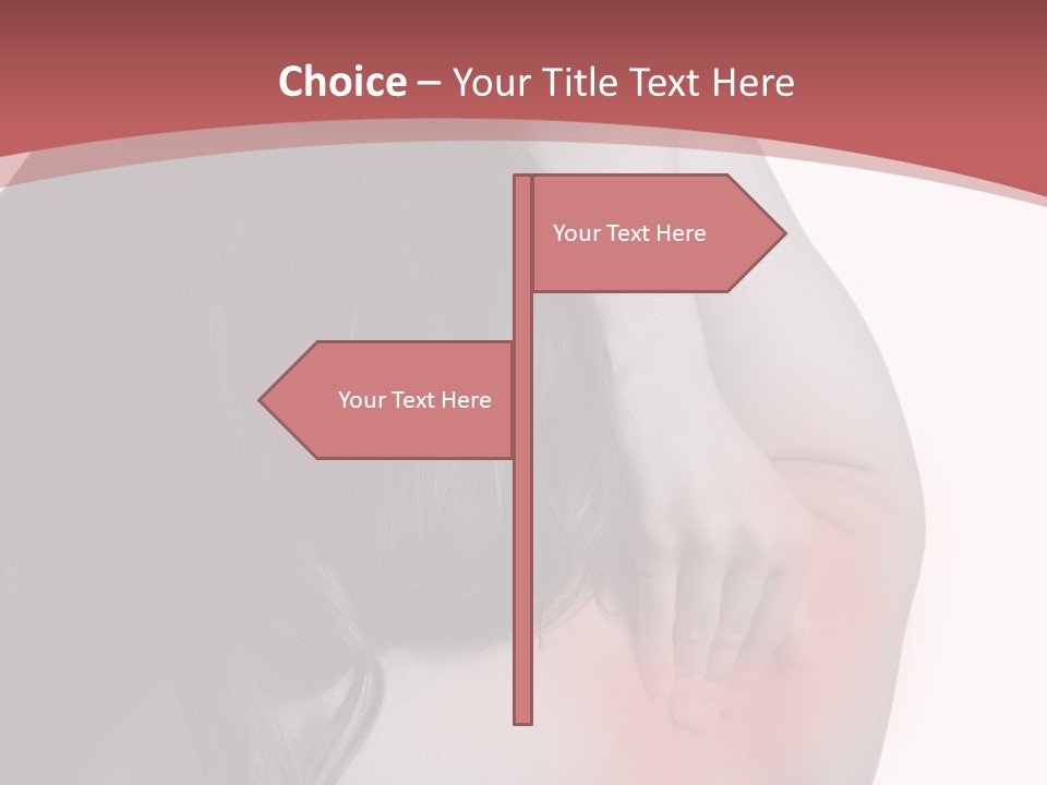 White Wellbeing Nude PowerPoint Template