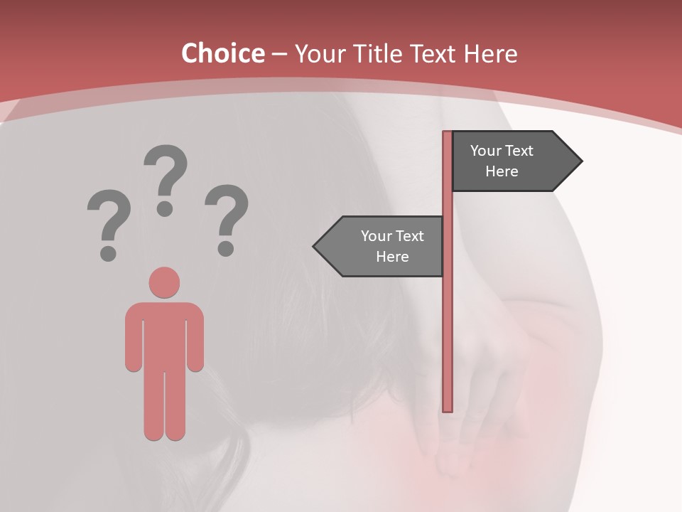 White Wellbeing Nude PowerPoint Template