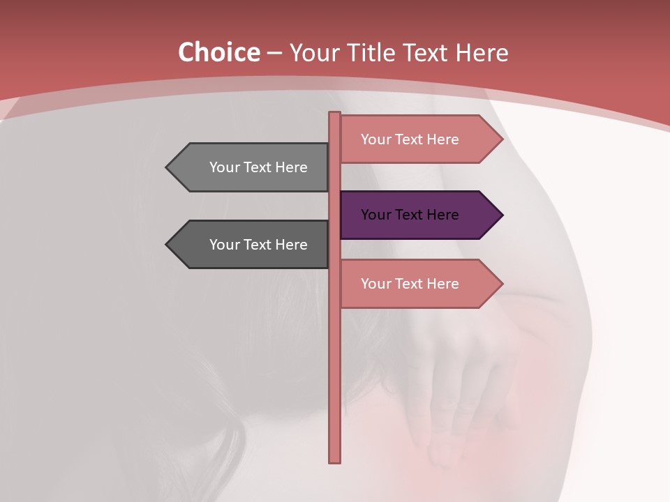 White Wellbeing Nude PowerPoint Template