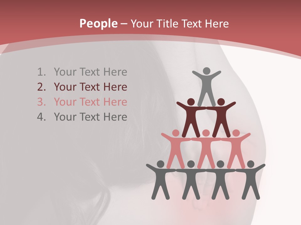 White Wellbeing Nude PowerPoint Template