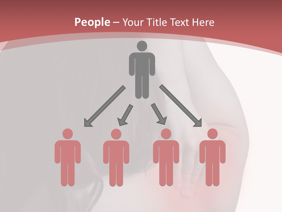 White Wellbeing Nude PowerPoint Template