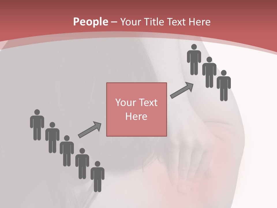 White Wellbeing Nude PowerPoint Template