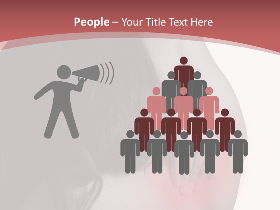 White Wellbeing Nude PowerPoint Template