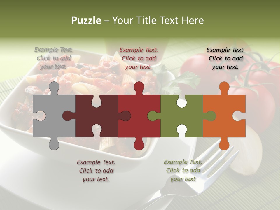 Parmesan Macaroni Grated PowerPoint Template