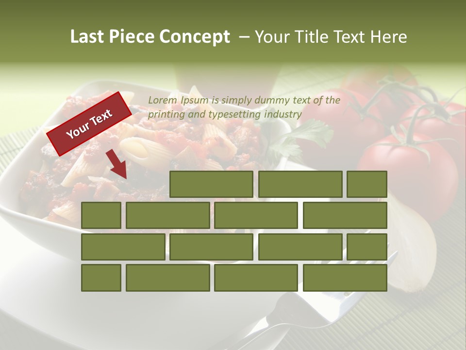 Parmesan Macaroni Grated PowerPoint Template