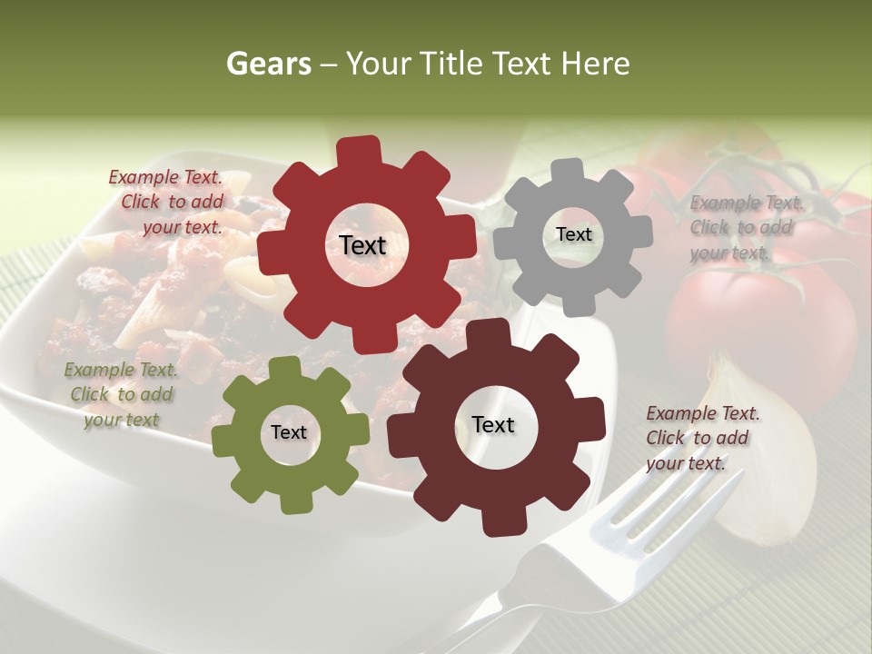 Parmesan Macaroni Grated PowerPoint Template