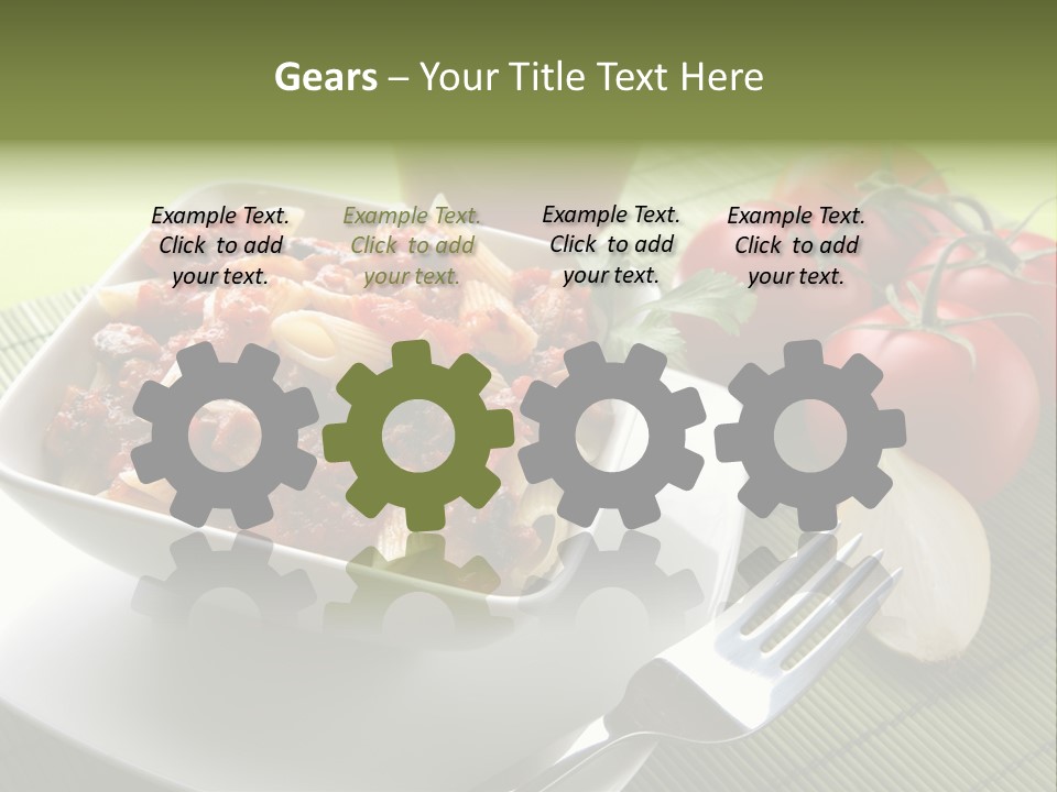 Parmesan Macaroni Grated PowerPoint Template