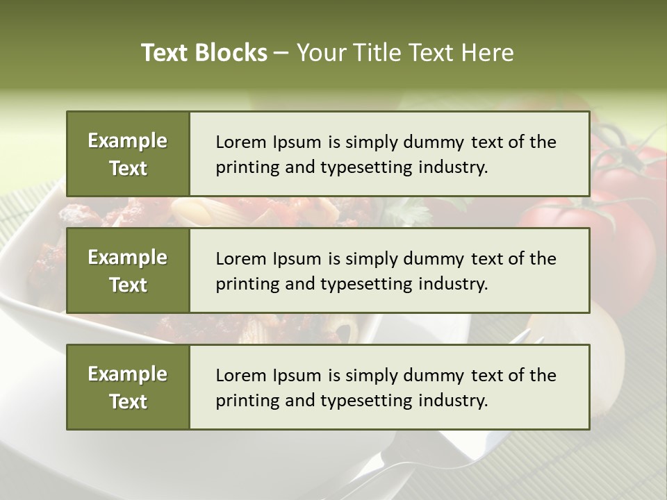Parmesan Macaroni Grated PowerPoint Template
