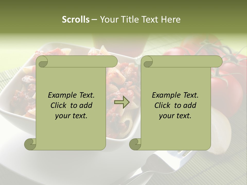 Parmesan Macaroni Grated PowerPoint Template