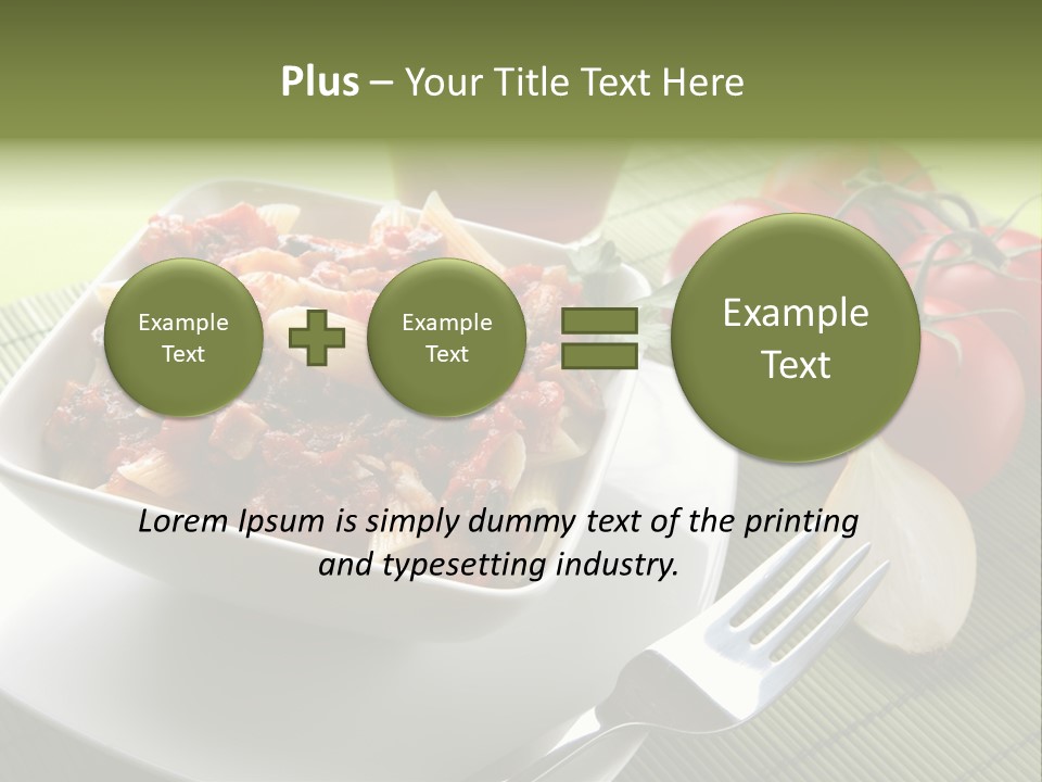 Parmesan Macaroni Grated PowerPoint Template