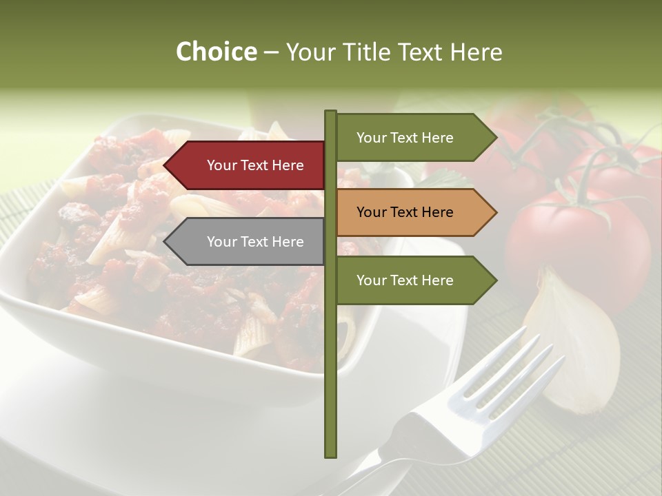 Parmesan Macaroni Grated PowerPoint Template