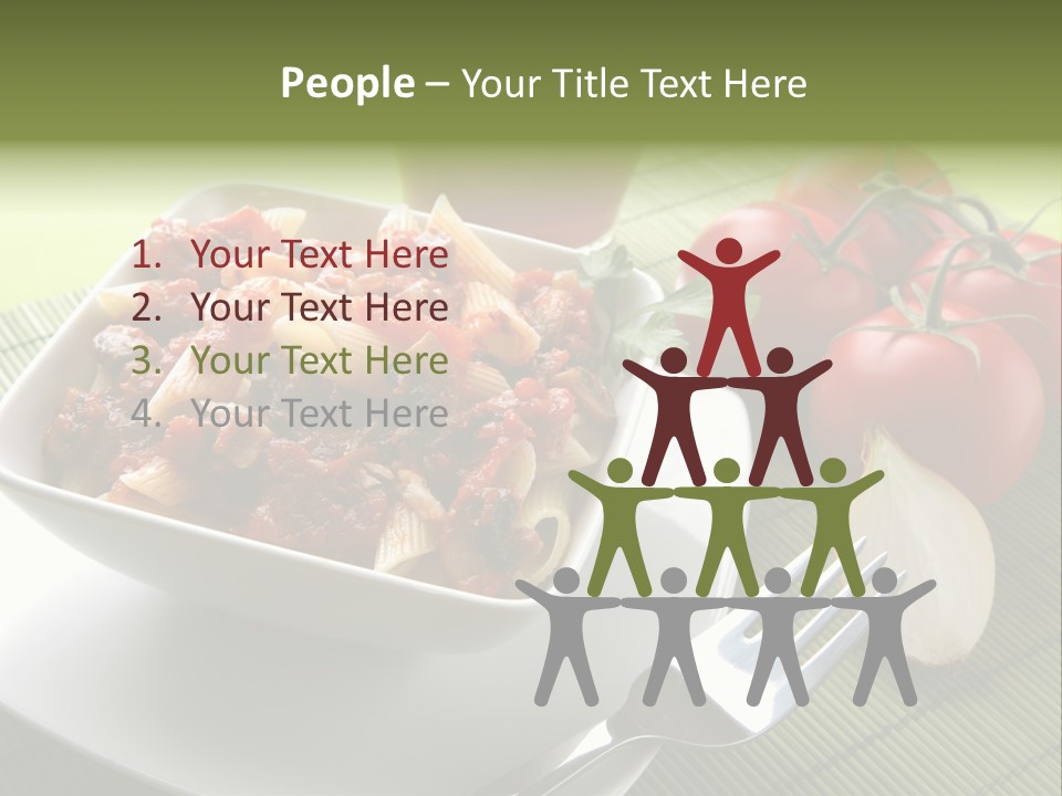 Parmesan Macaroni Grated PowerPoint Template