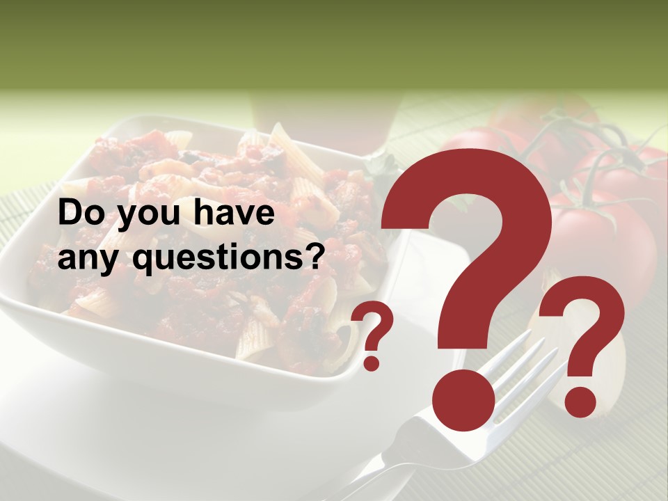 Parmesan Macaroni Grated PowerPoint Template