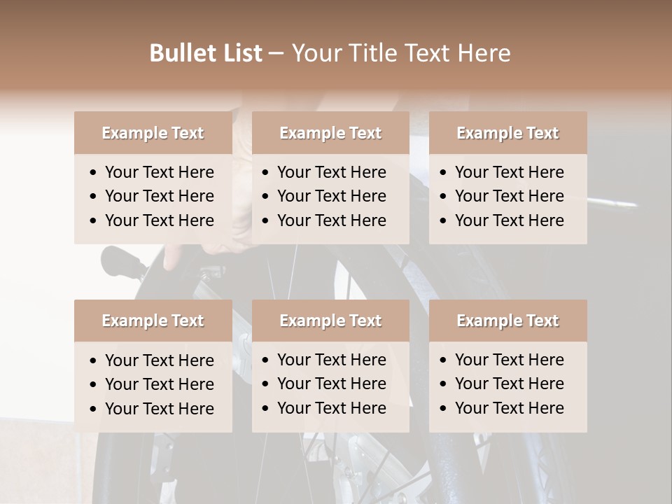 A Man In A Wheelchair Holding The Wheel Of A Wheel Chair PowerPoint Template